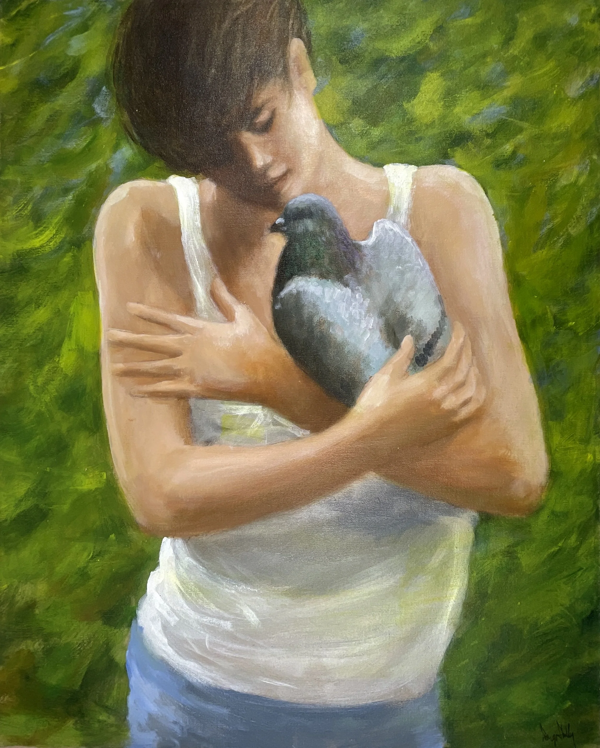 Shelly (title attributed), George Shelly (b. 1941), c.1970, oil on canvas, 23x29 in, signed LR.