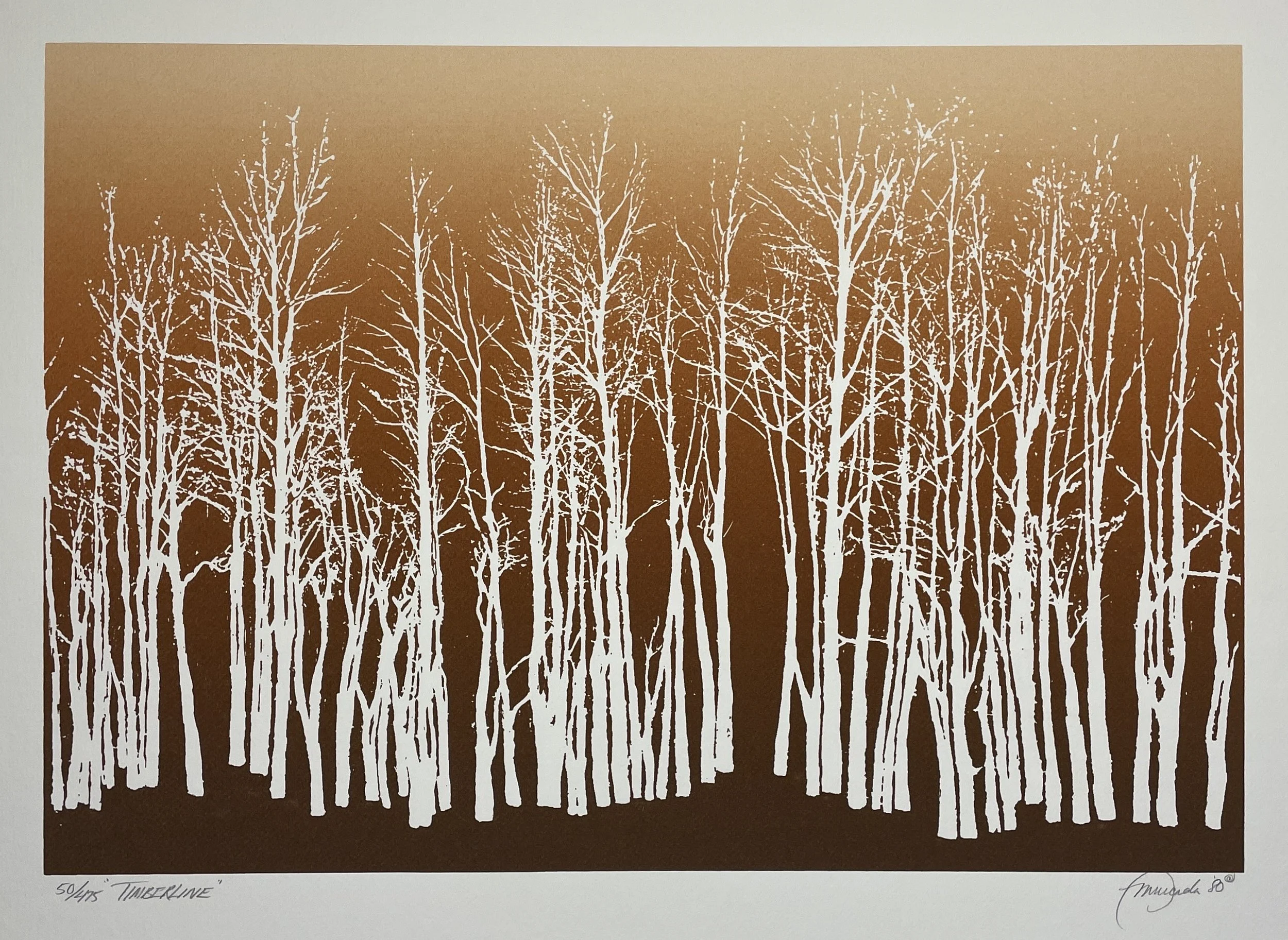 William Omurcada Timberline Serigraph (1980) – Signed Limited