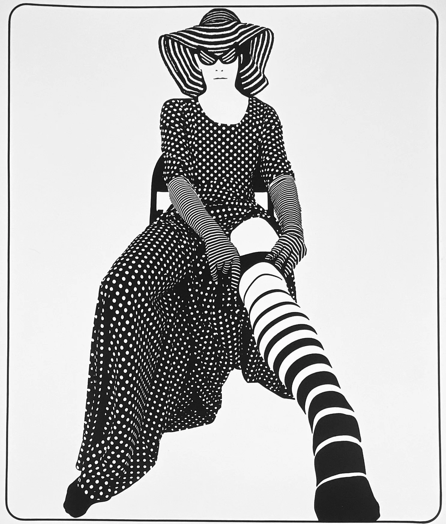 Sister Cosmina, J. Seeley, c.1970s–80s, serigraph, 30x22 in, signed, ed. 16/125.