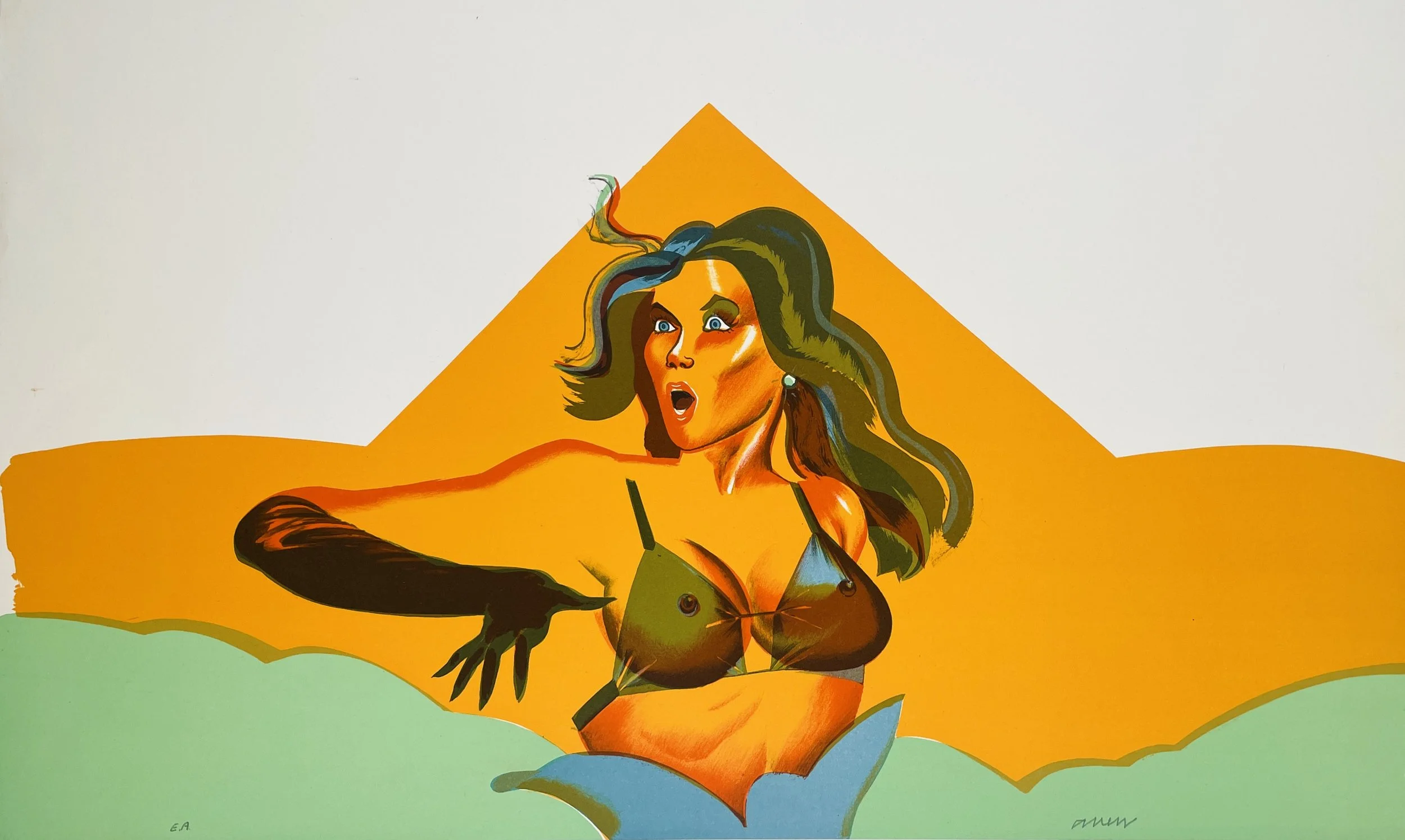 Legs (from “A New Perspective on Floors”), Allen Jones (b.1937), c.1968–1969, serigraph on paper, approx. 14 × 22 in., signed lower right, E.A. artist’s proof.