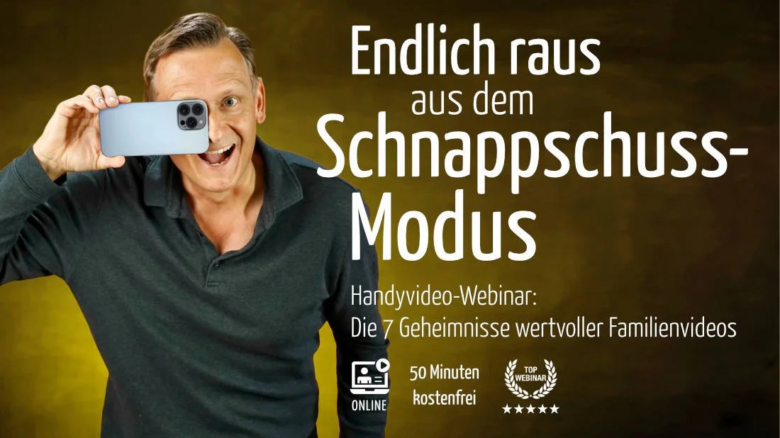 Endlich raus aus dem Schnappschuss-Modus
