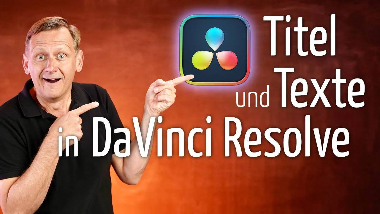 Titel in DaVinci Resolve einfügen: Lesbar statt Effekt-Chaos