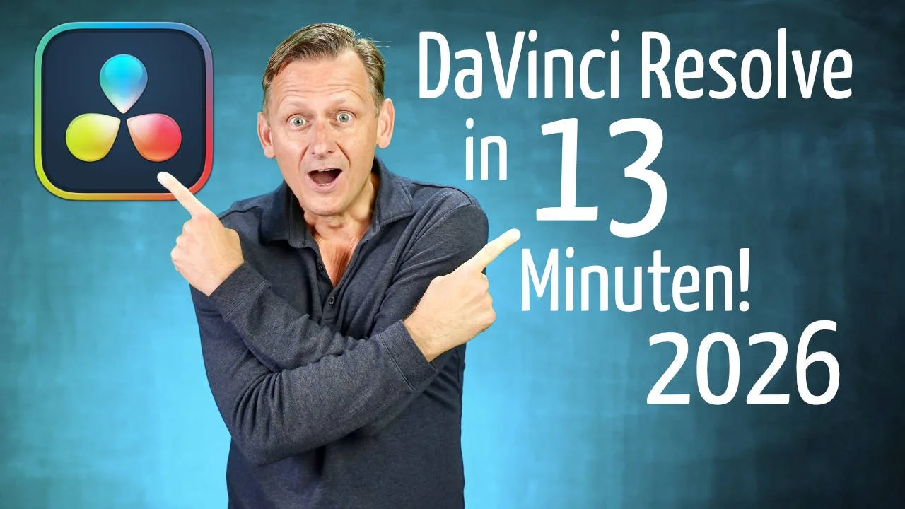DaVinci Resolve Tutorial 2026 für Anfänger: Dein erster Film