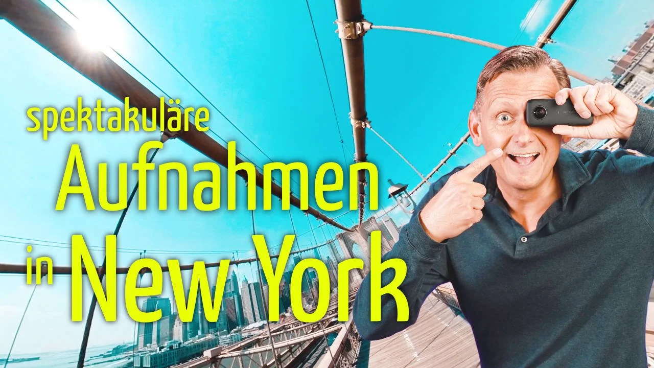 Mit der 360°-Kamera deine nächste Städtereise filmen: New York im Wow-Modus