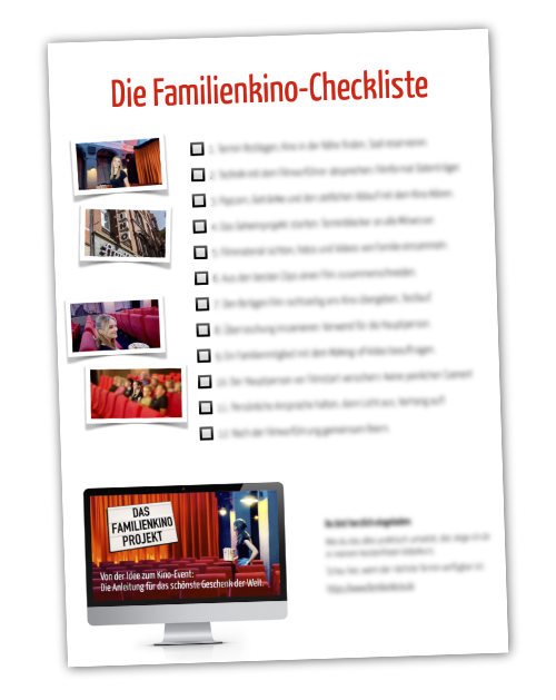 Die Familienkino Checkliste