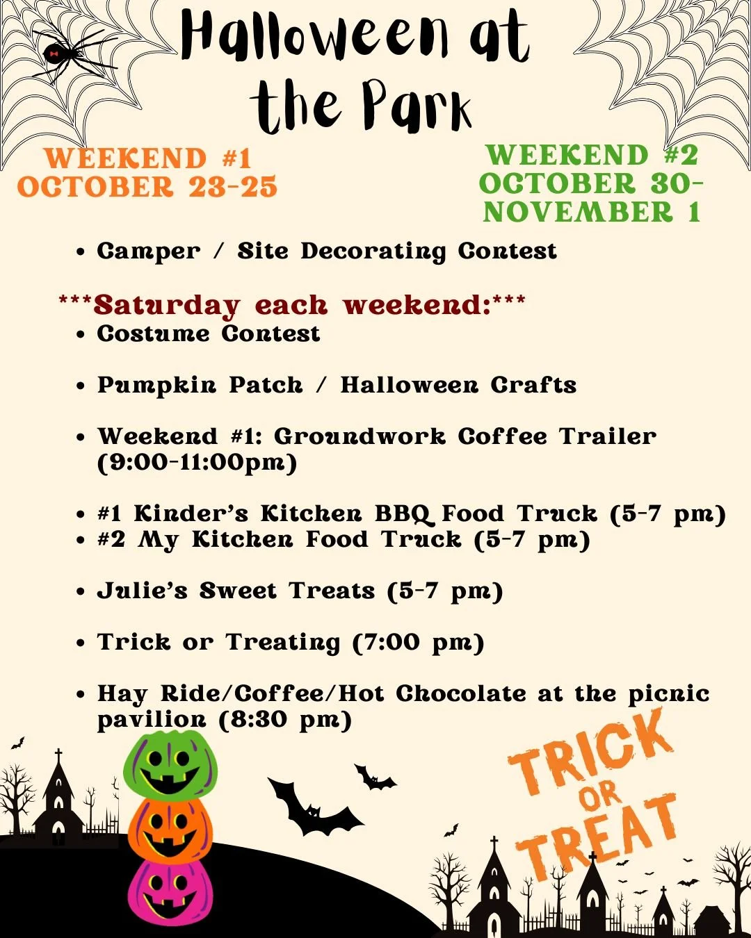 Halloween at the Park Weekend #1