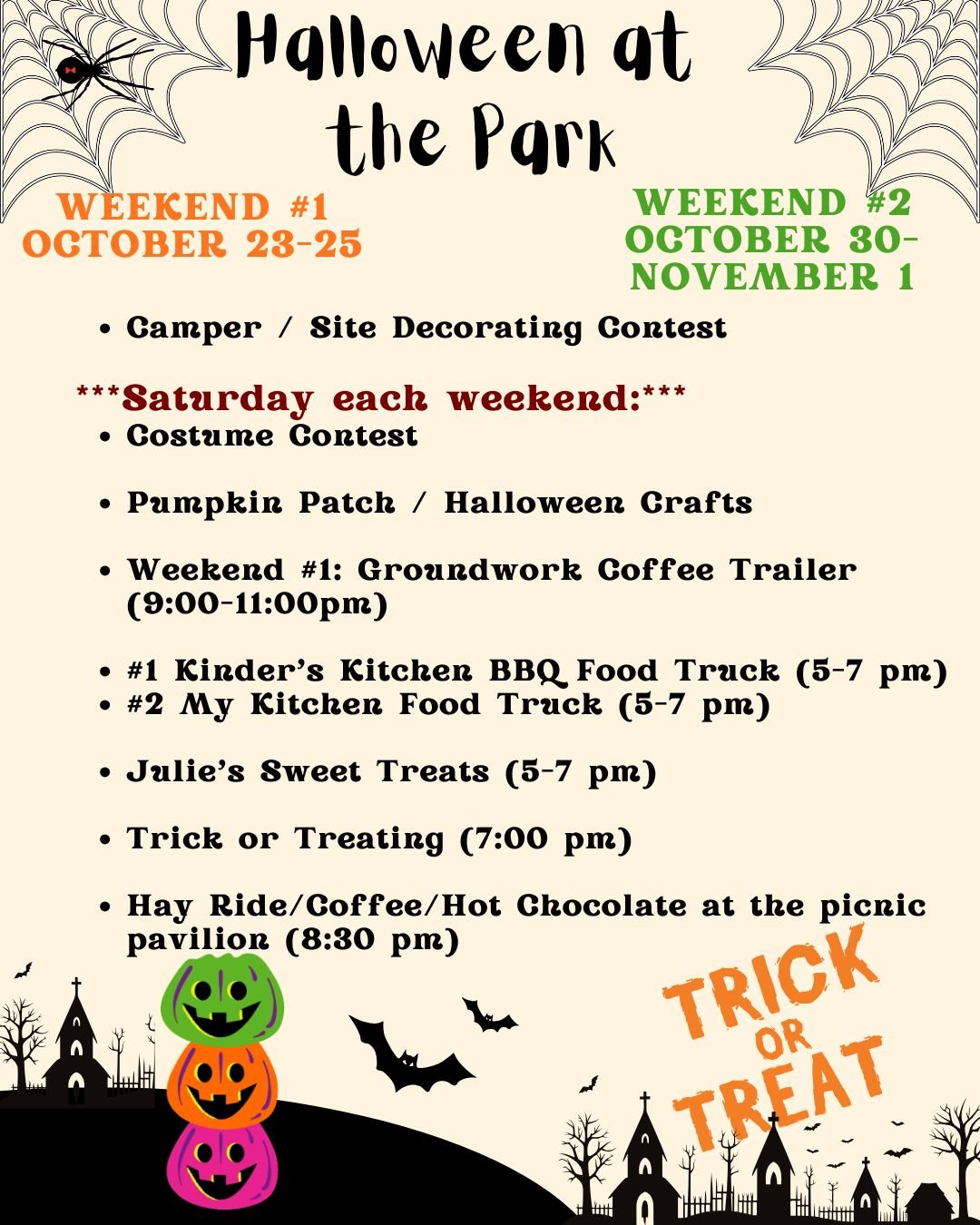Halloween at the Park Weekend #2