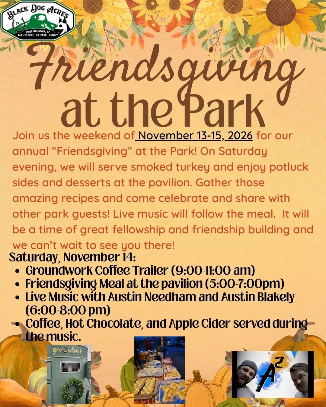 "Friendsgiving" at the Park