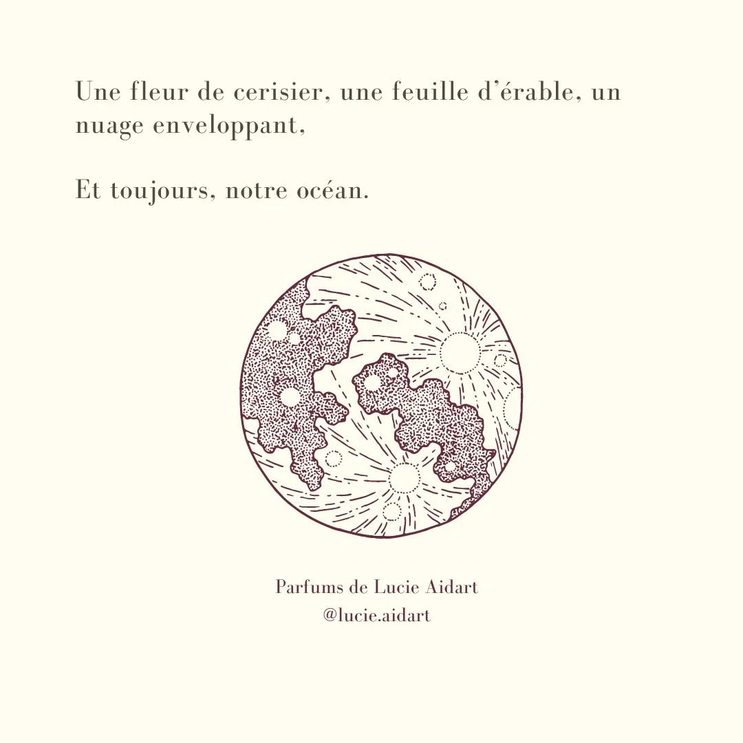 Parfums, un poème de Lucie Aidart, Avril 2022