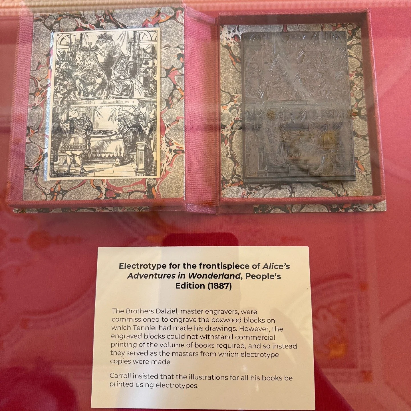 Privileged viewing of the Jon A. Lindseth Lewis Carroll Collection @christchurchoxford #lewiscarroll #aliceinwonderland