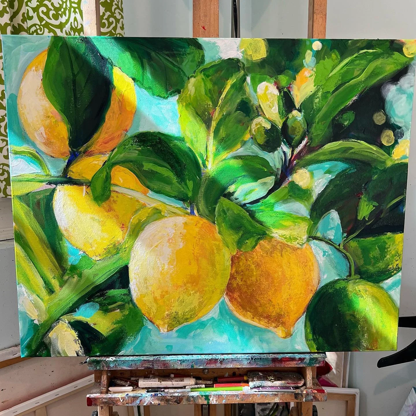 Limoncello, 25x30&rdquo; coming soon to @spotlightonart 
January 30-February 4