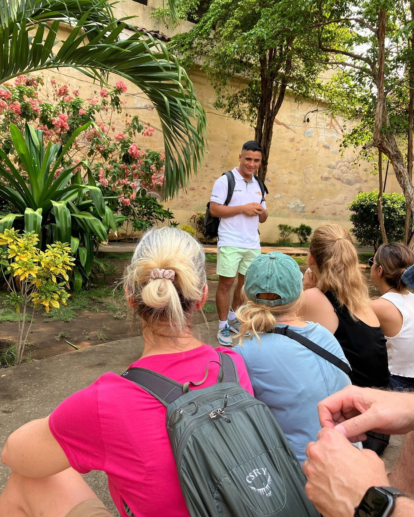 We did a walking tour of Le&oacute;n. 

What a fascinating insight into Nicaragua&rsquo;s history and politic situation. So, so interesting. 

Did you know that in 500 years of history Nicaragua has had just 60 years of peace with no fighting. Just i