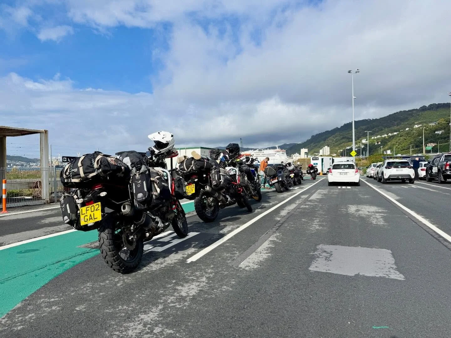 The day of the ferry crossing, from North to South started early, with a 3am notification saying there was a three hour delay, so don&rsquo;t turn up before 10am.  At least we didn&rsquo;t have to leave before our host had a chance to say goodbye and