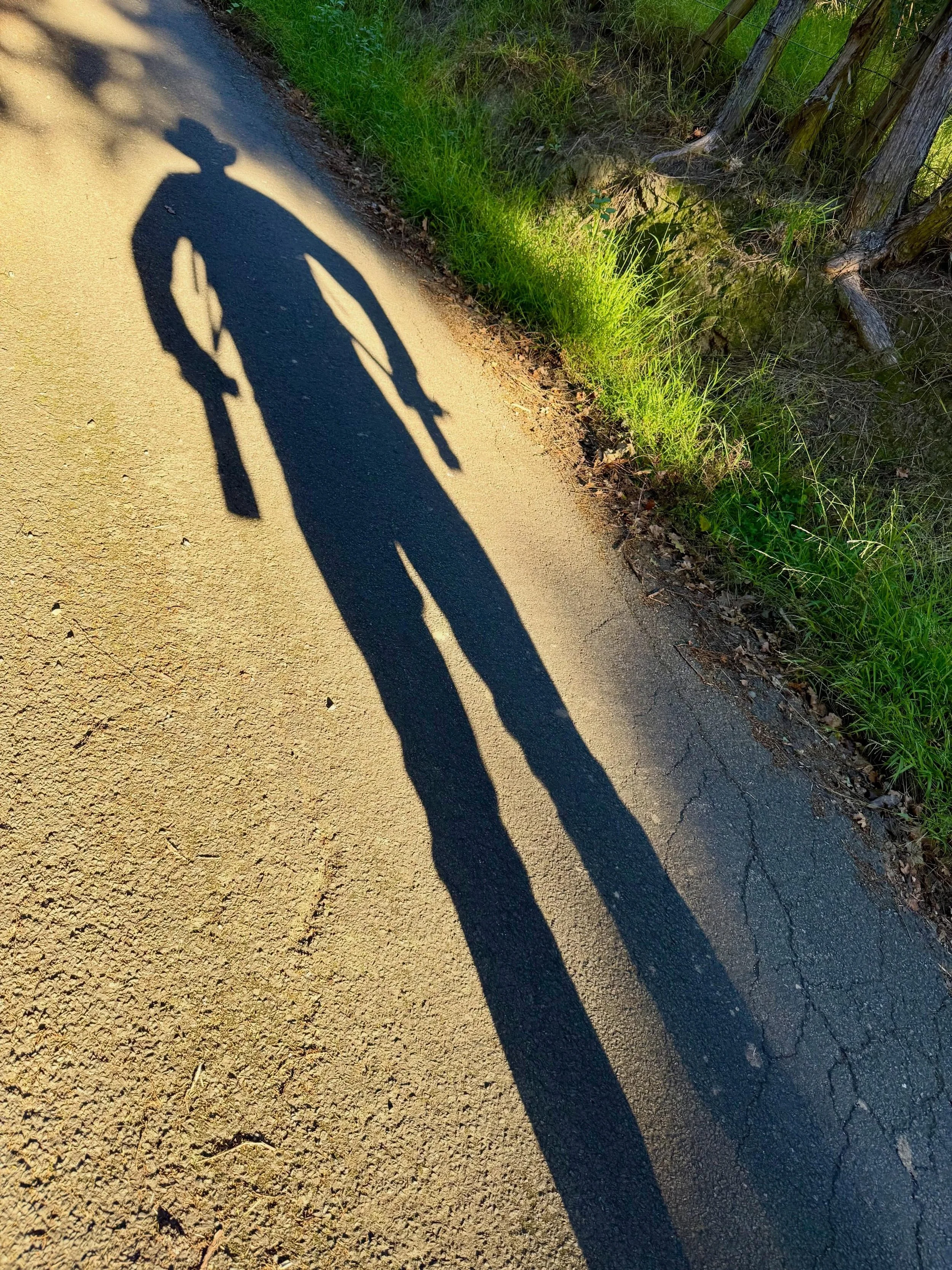 The Man With No Name&hellip; and Two Cameras

As the sun dropped low, a lone figure appeared on the road.

Long shadow. Broad-brimmed hat. Something hanging from each hand.

For a moment, it looked like a scene straight out of an old Western.

Then w