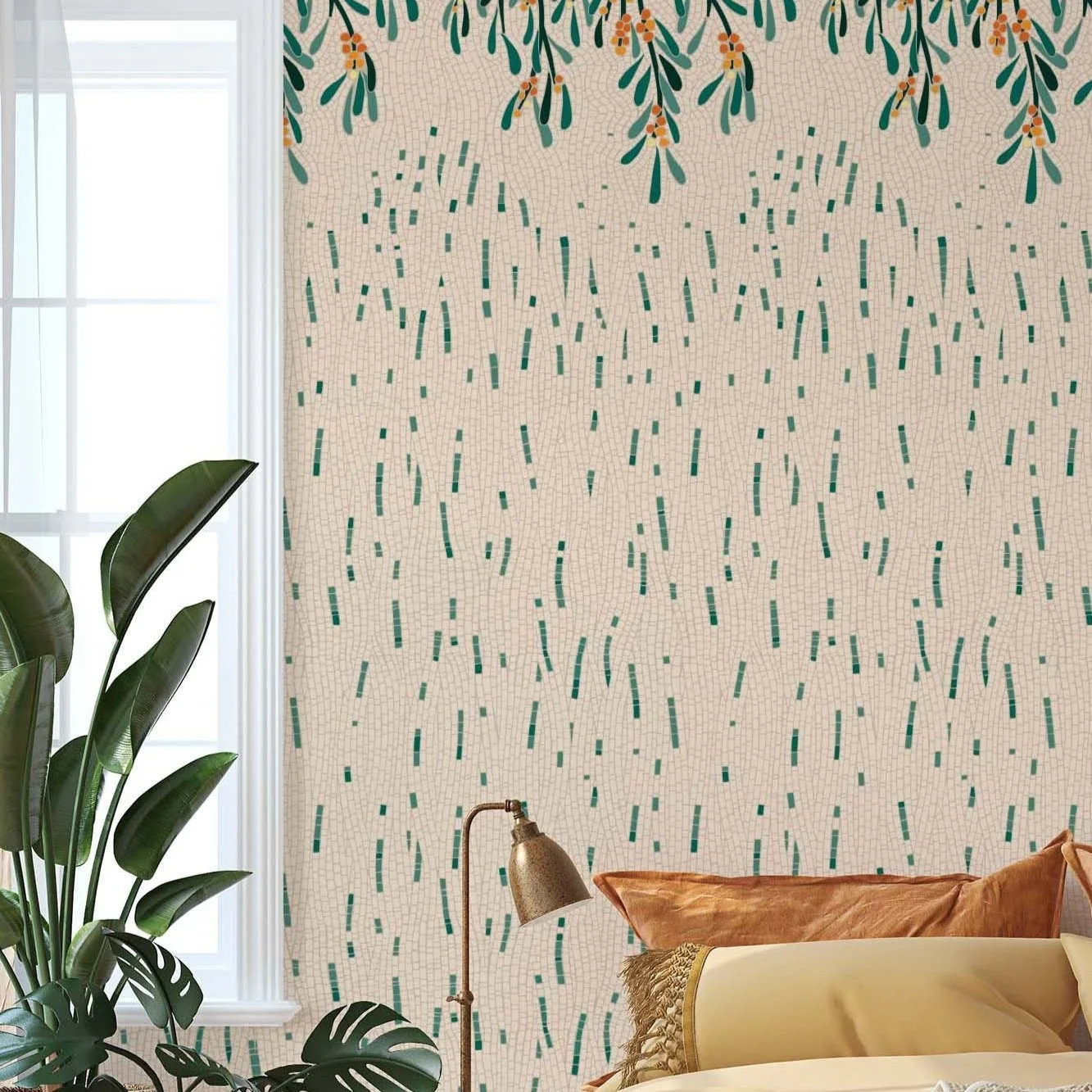 CJ_FloralMosaic_Viridian_BedroomTall.jpg