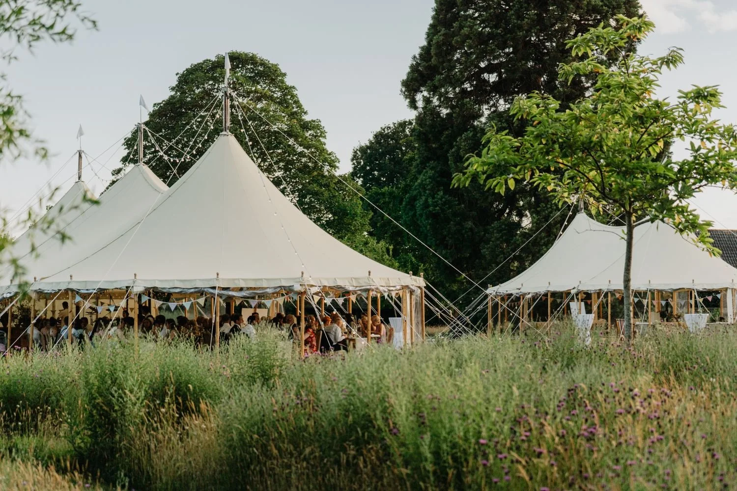 Sarah and Will’s Summer Marquee Garden Wedding