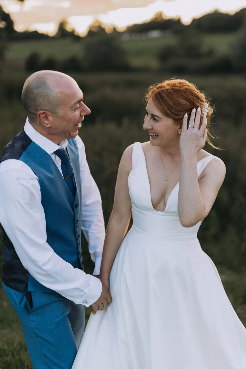 bride and groom looking at eachother.jpg