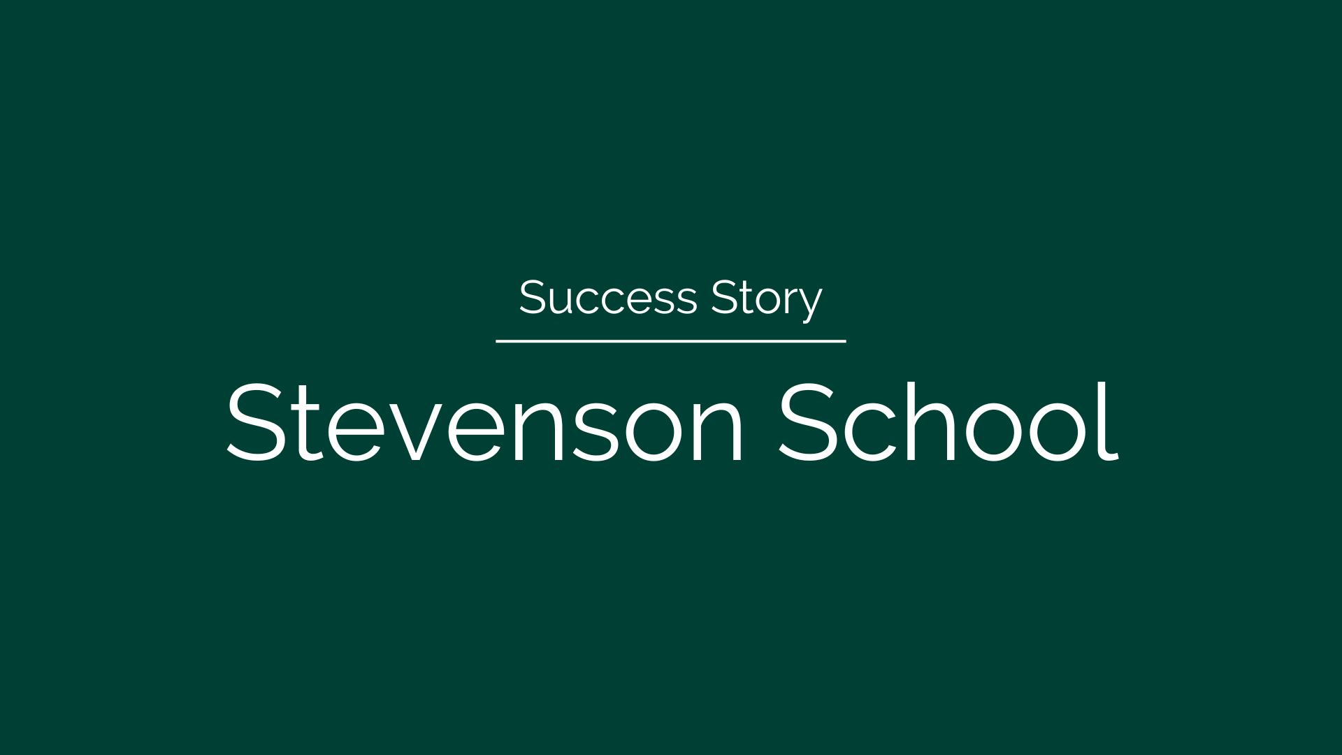 Stevenson School Manages Admissions, Student Success, and Advancement All in a Single Slate Database