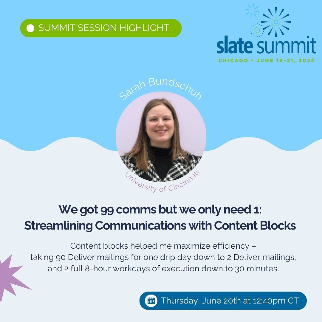 The countdown begins! Only 64 days to go until Slate Summit 2024 📅 Start gearing up for two days of game-changing sessions and networking galore. Begin customizing your schedule in the Slate Summit app today and we&rsquo;ll see you at Navy Pier this