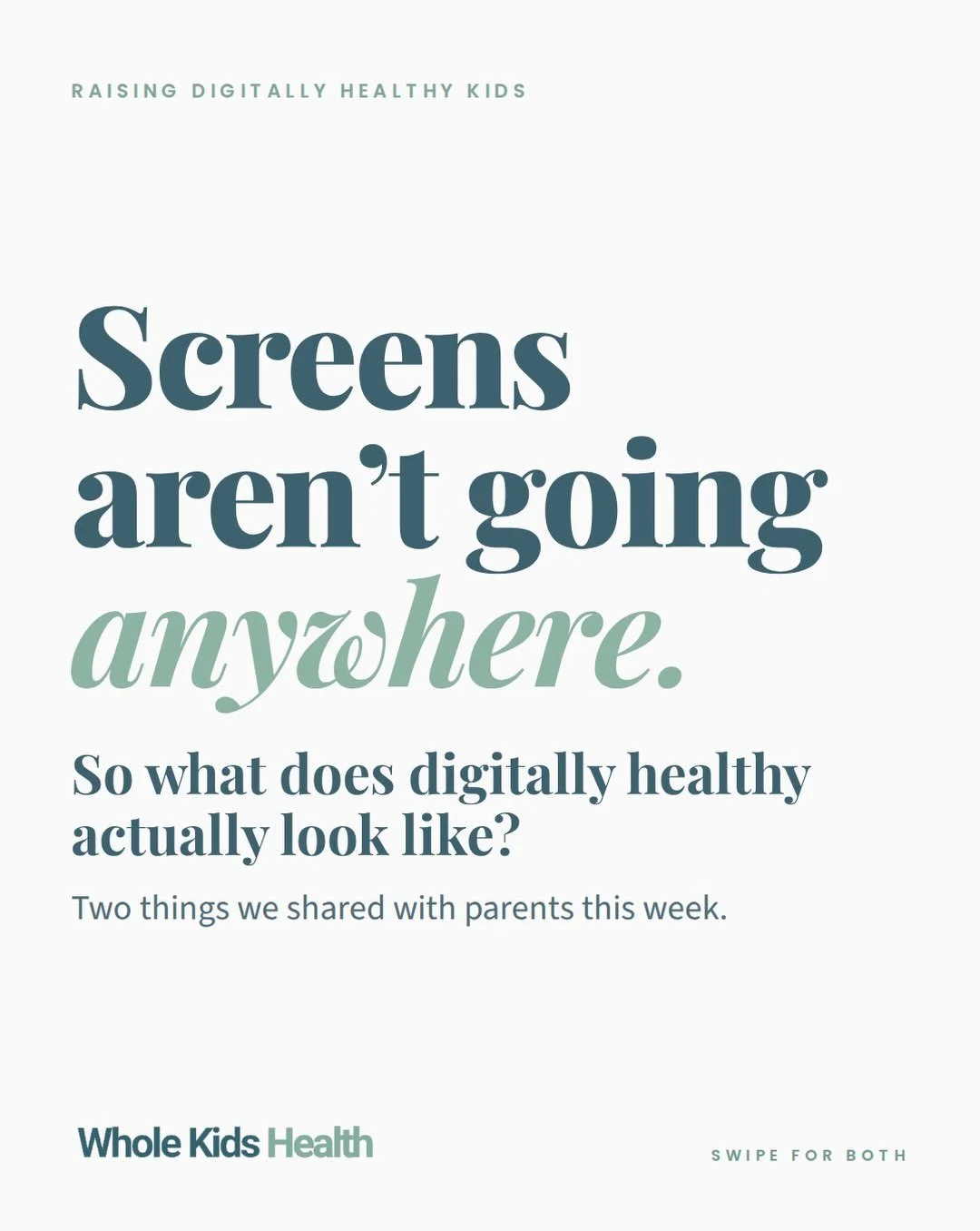 Screens aren&rsquo;t going anywhere. So what does digitally healthy actually look like?

This week we had the absolute best time with the MacLachlan College families talking about exactly that. Two takeaways we keep coming back to:

Digitally healthy