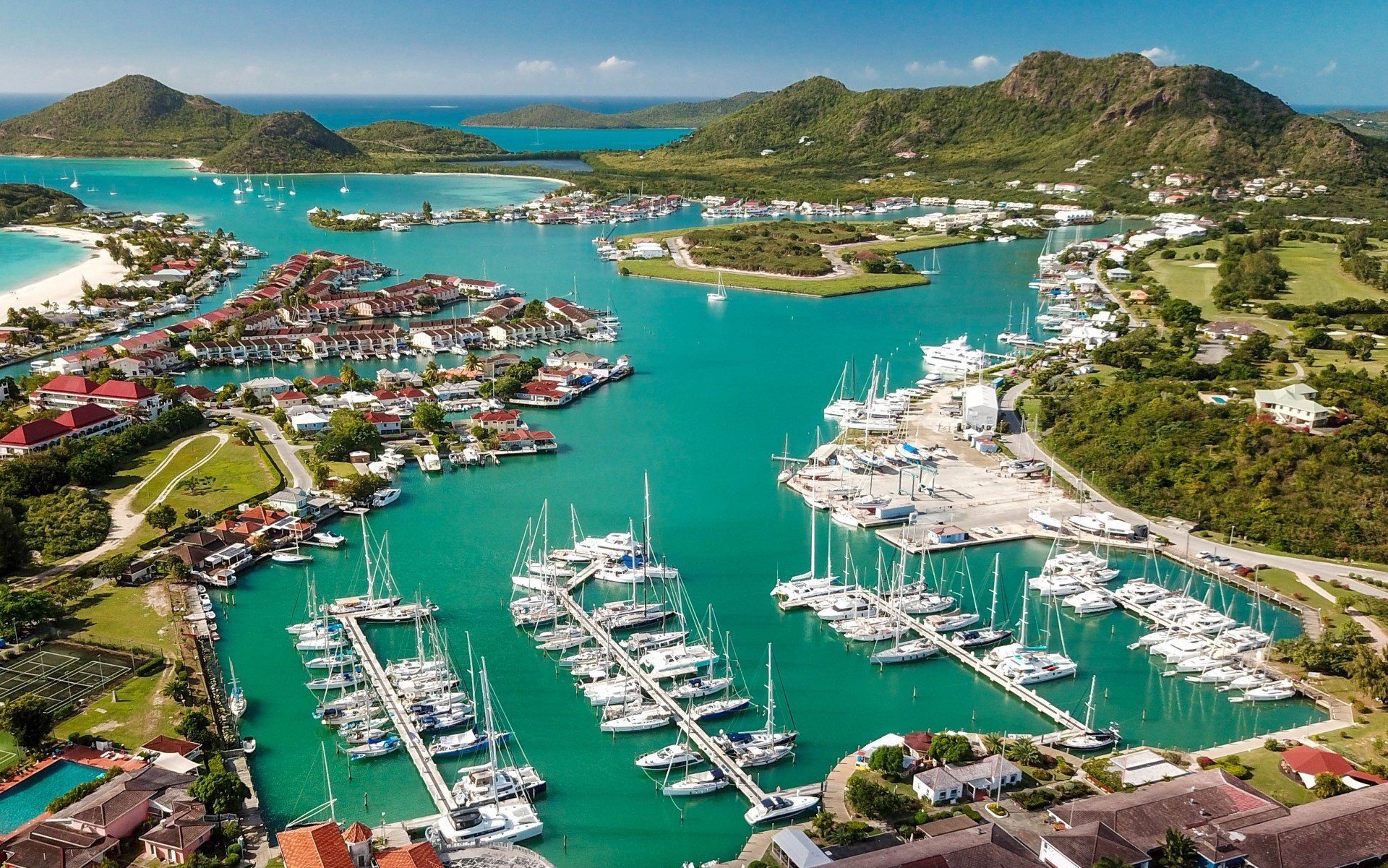 Jolly Harbour Golf Course and Marina in Antigua and Barbuda