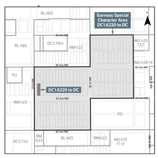 Application to Rezone 11054 84 Ave and Update DC1-6220 (Garneau Special Character Area)
