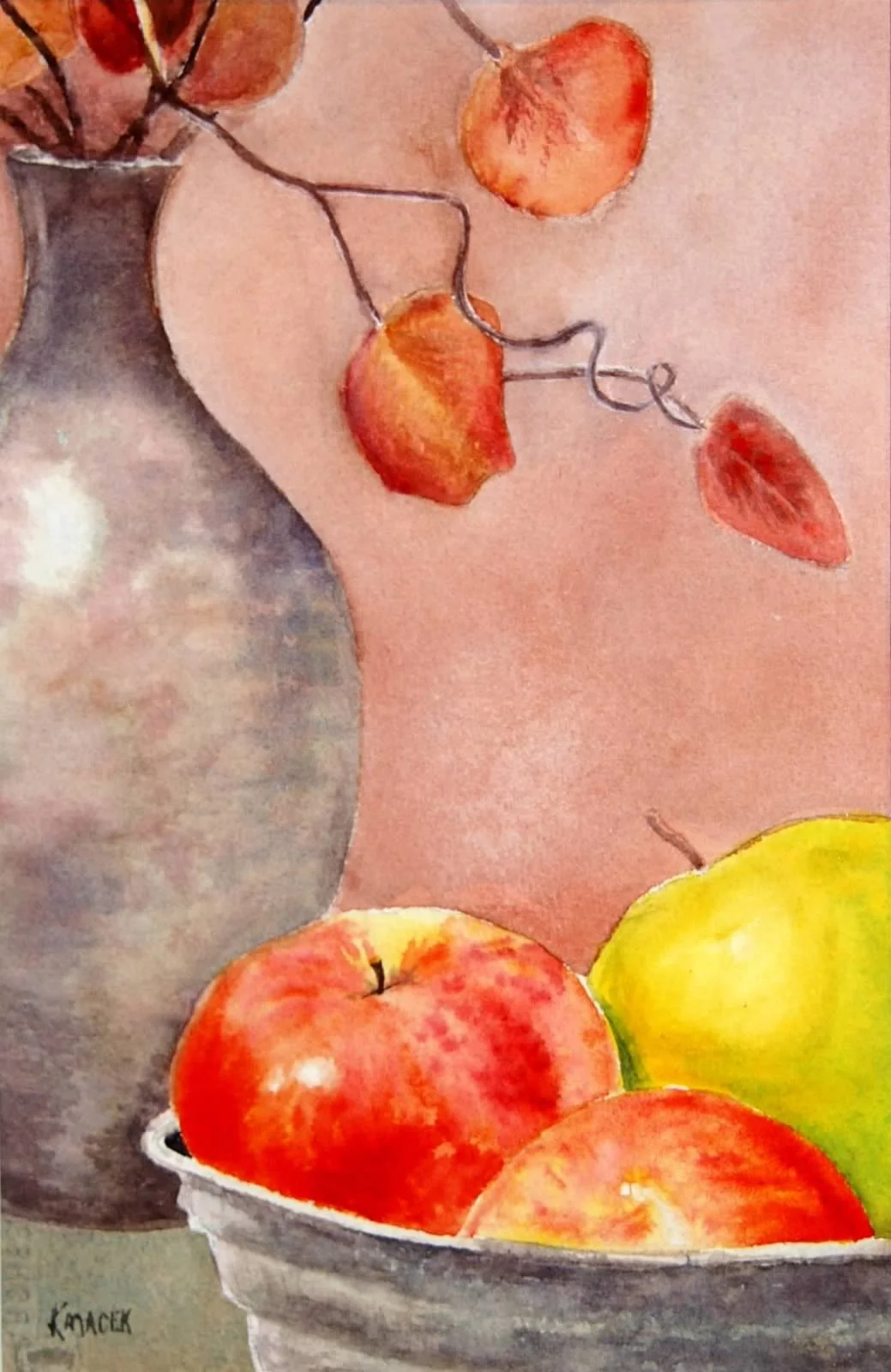 38.2010 Apples and Gray Vase.JPG