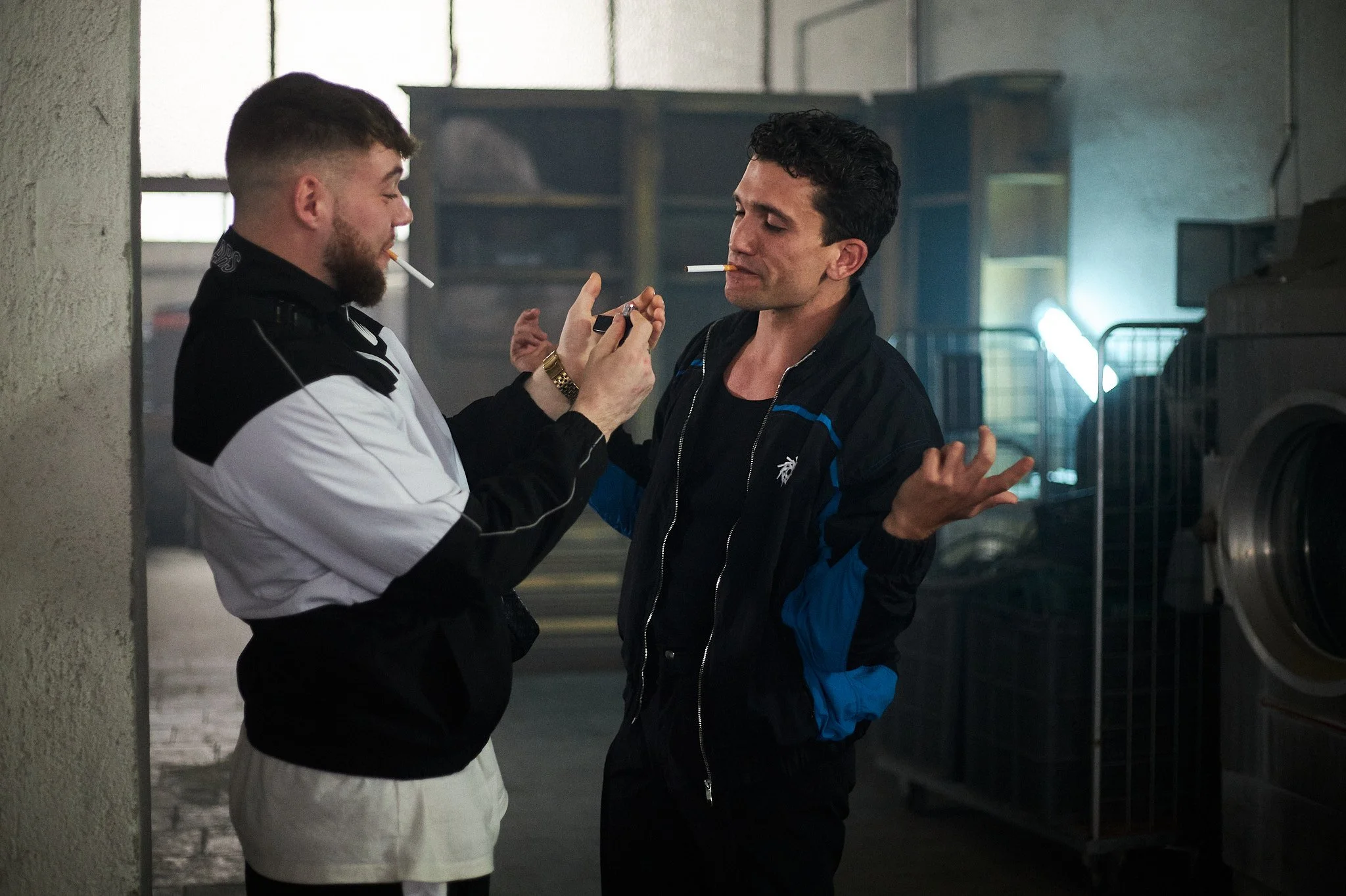 Jaime Lorente y Reality CDC durante rodaje del EP 3.33