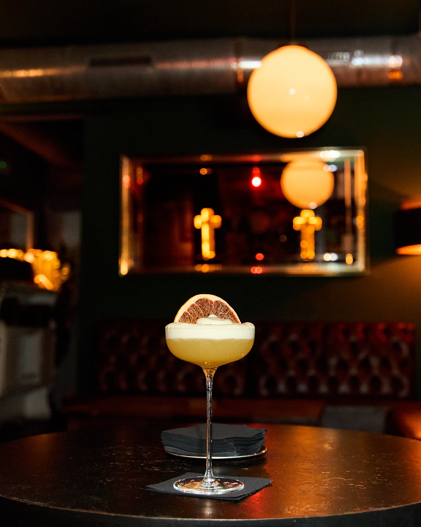 cóctel de autor en Santos y Desamparados Madrid fotografía gastronómica