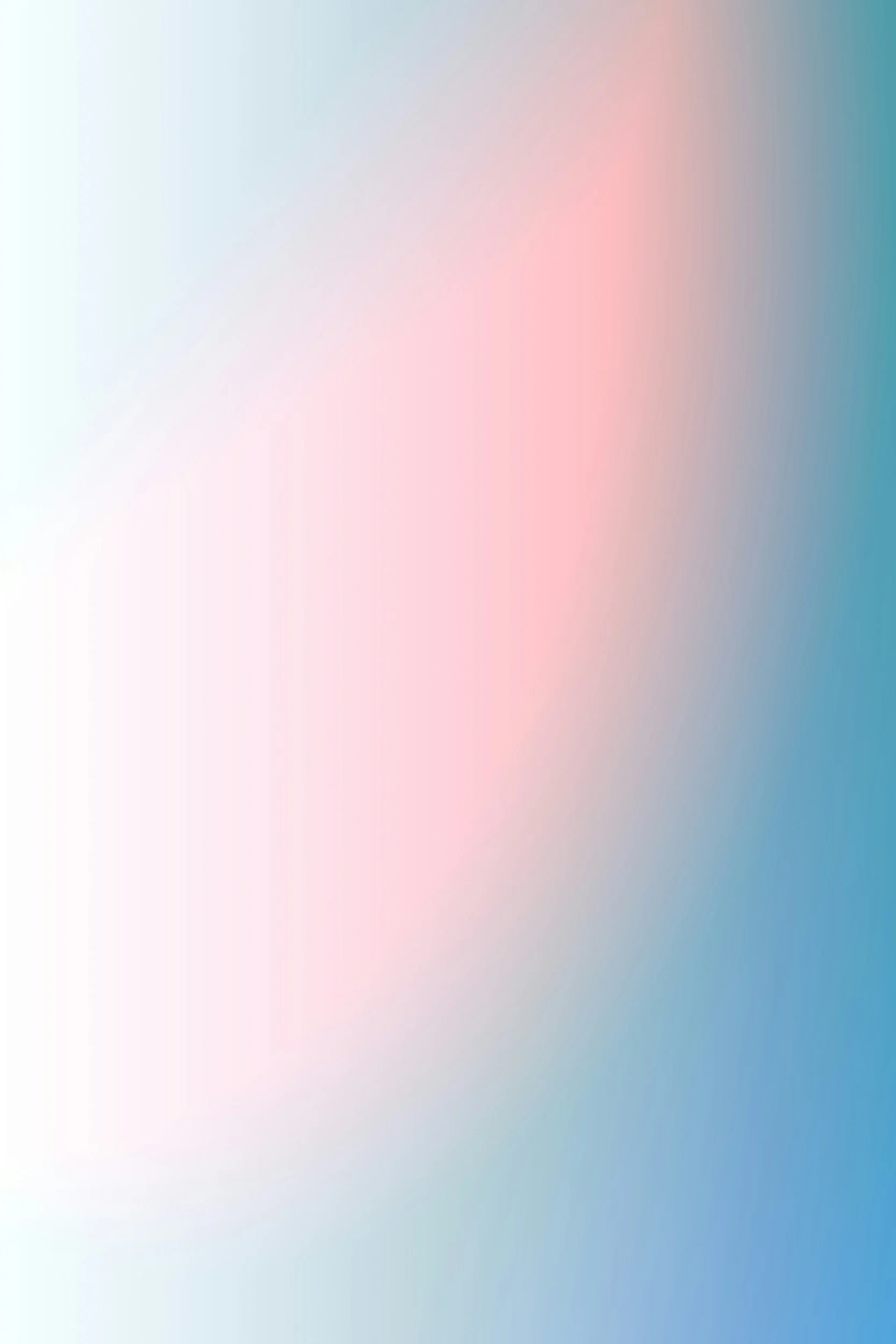 Blurred pastel gradient background with soft shades of pink, blue, and white.