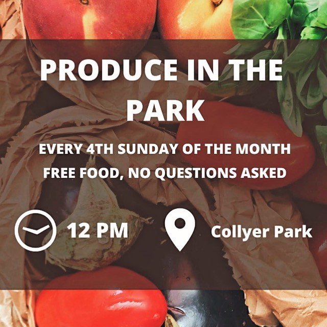 Free food this Sunday! 🍓🥬🍊🫑

No questions asked, bring your own bag. See you there!