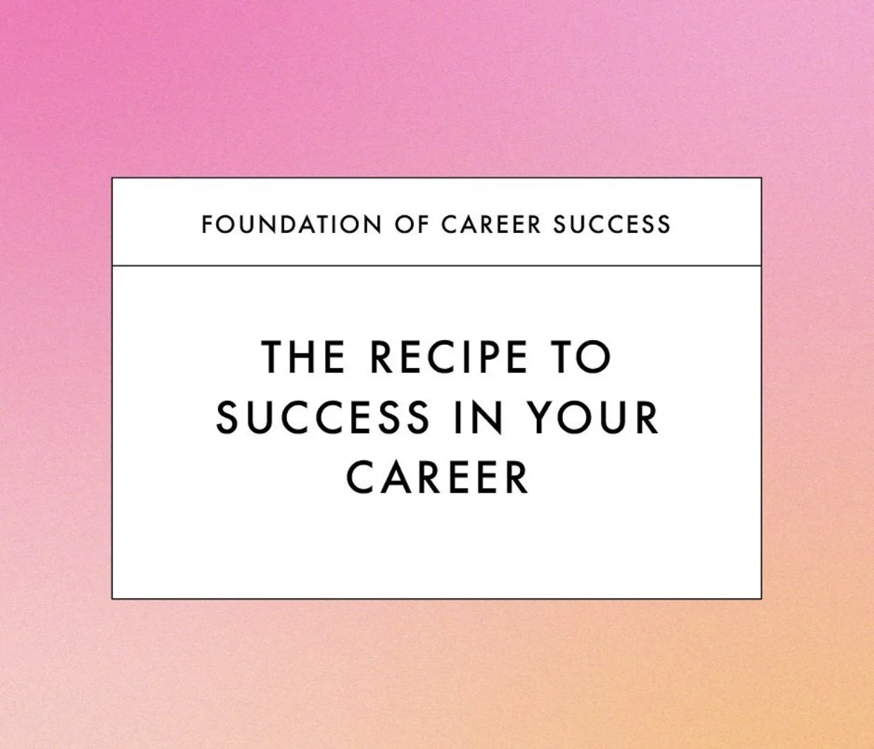 The Key To Career Success: Building Your Career Crew