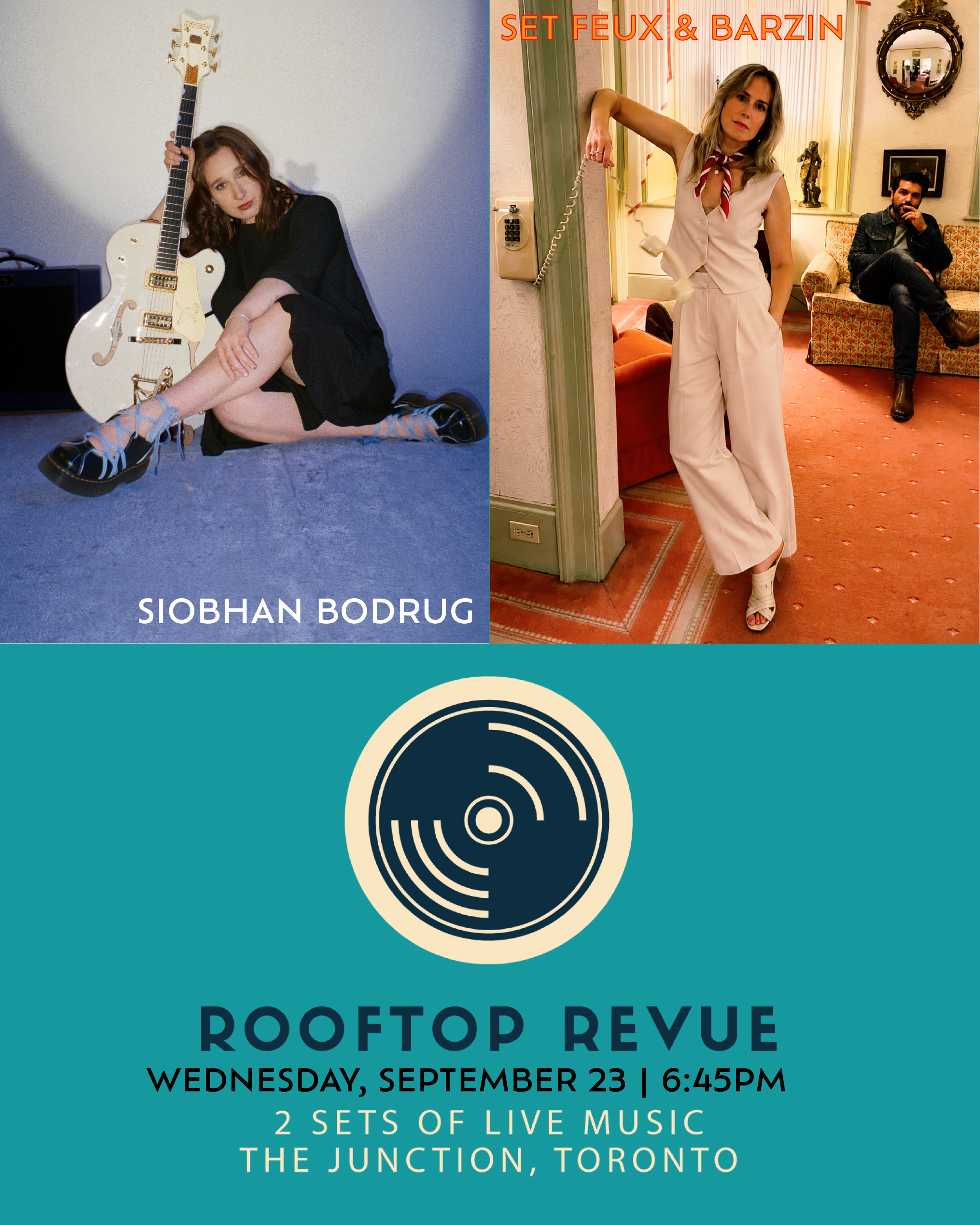 Rooftop Revue Ticket | Siobhan Bodrug & Set Feux x Barzin