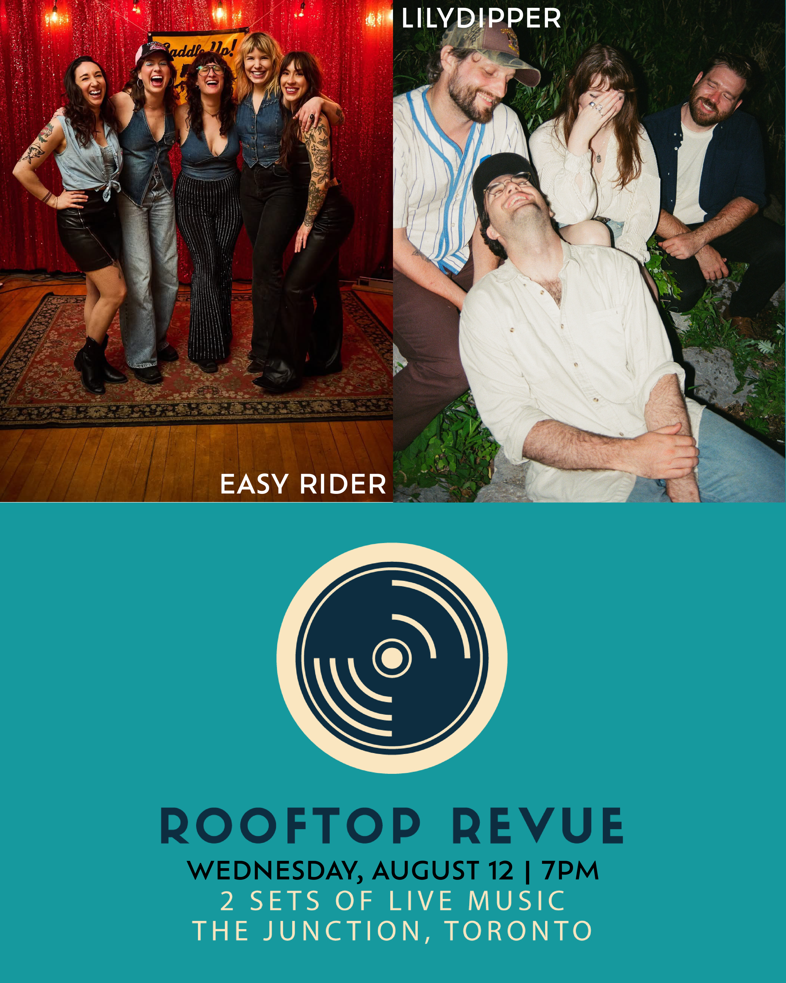 Rooftop Revue Ticket | Easy Rider & lilydipper