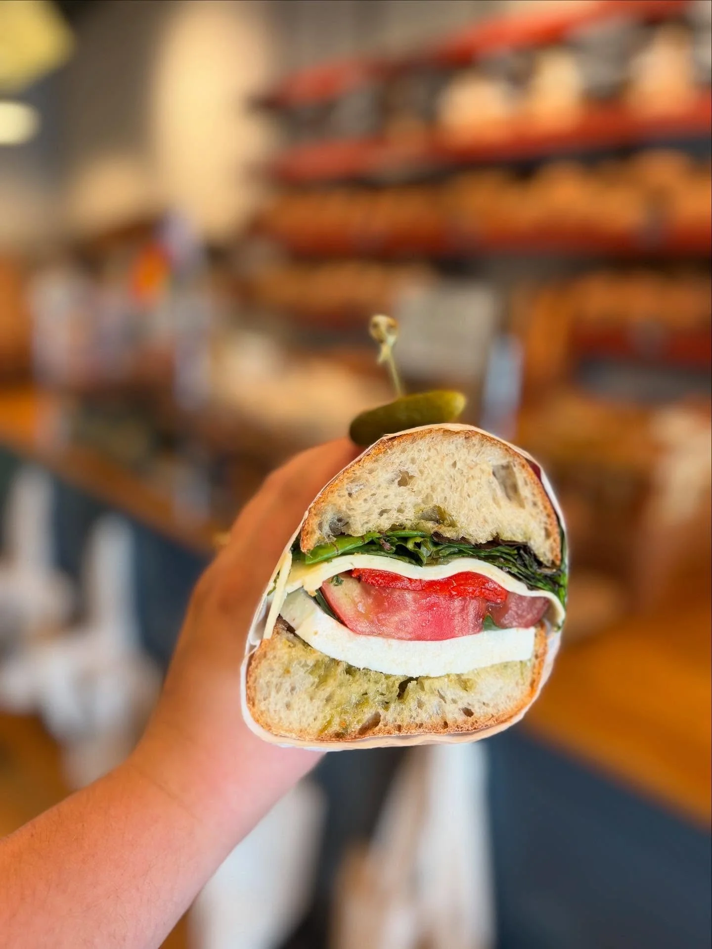 Sandwich Day!

&ldquo;Sophia Loren&rdquo; -capocollo, roasted red pepper, hot pepper spread, mozzarella, hot banana pepper, local tomato

&ldquo;The Mitress&rdquo; - local tomato, mozzarella, housemade pesto, lettuce

&ldquo;Ciccolina&rdquo; - prosci