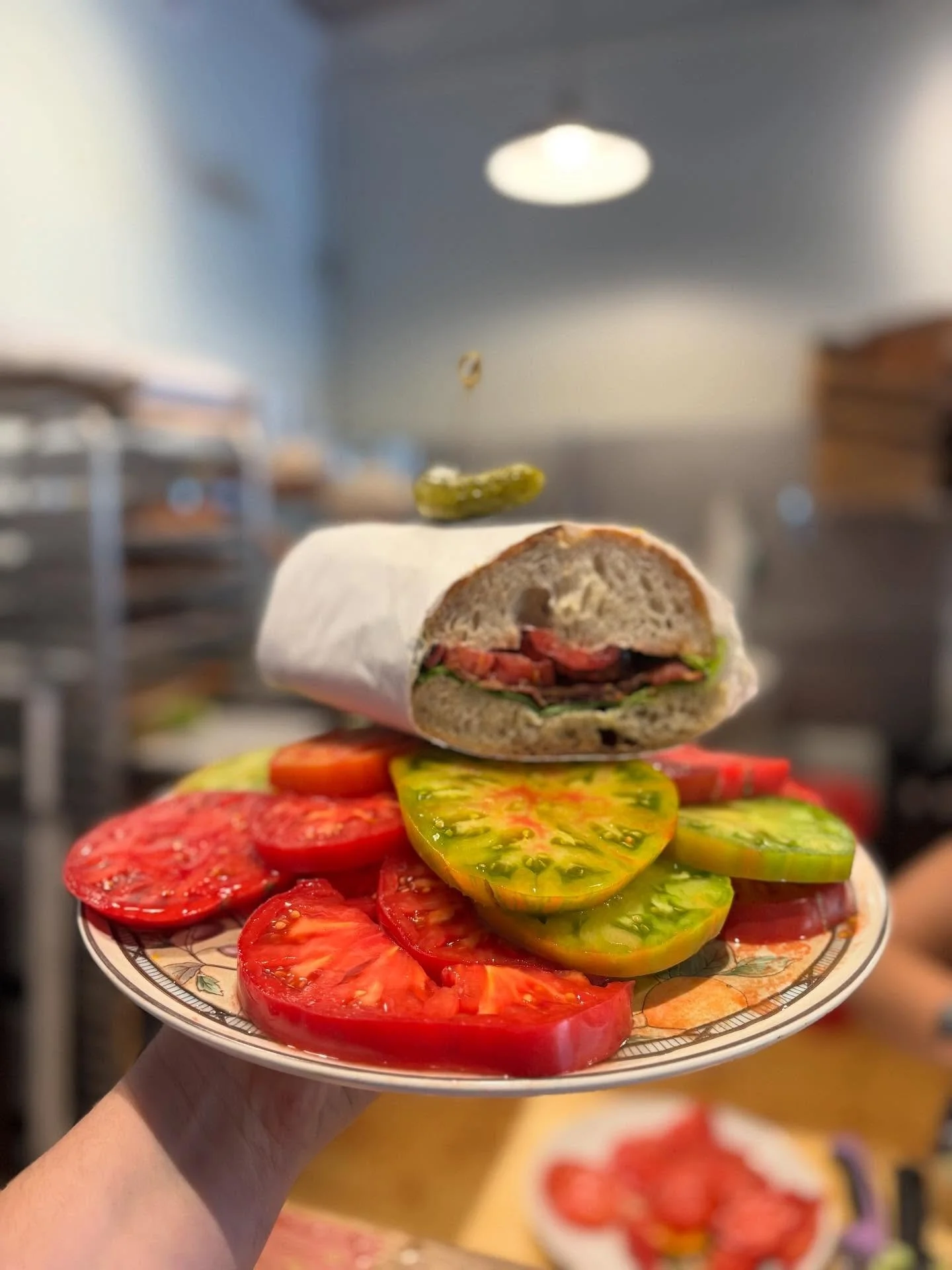 Sandwich Day! 

🍅Ode to Tomato🍅

We&rsquo;re serving up BLT and TLT(tofu-kahn) all afternoon!