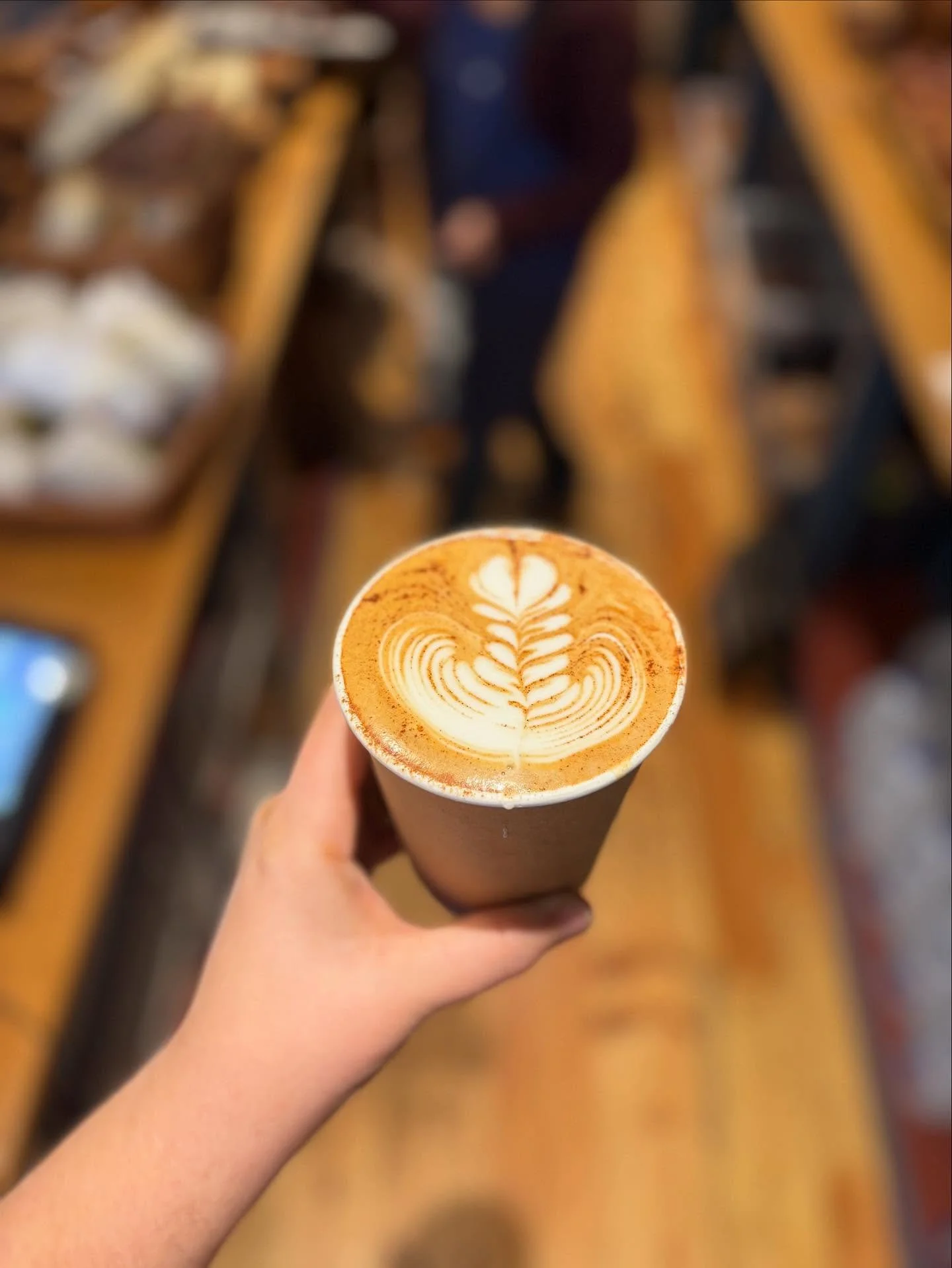 Toasted Cinnamon Latte AND sandwich day?!