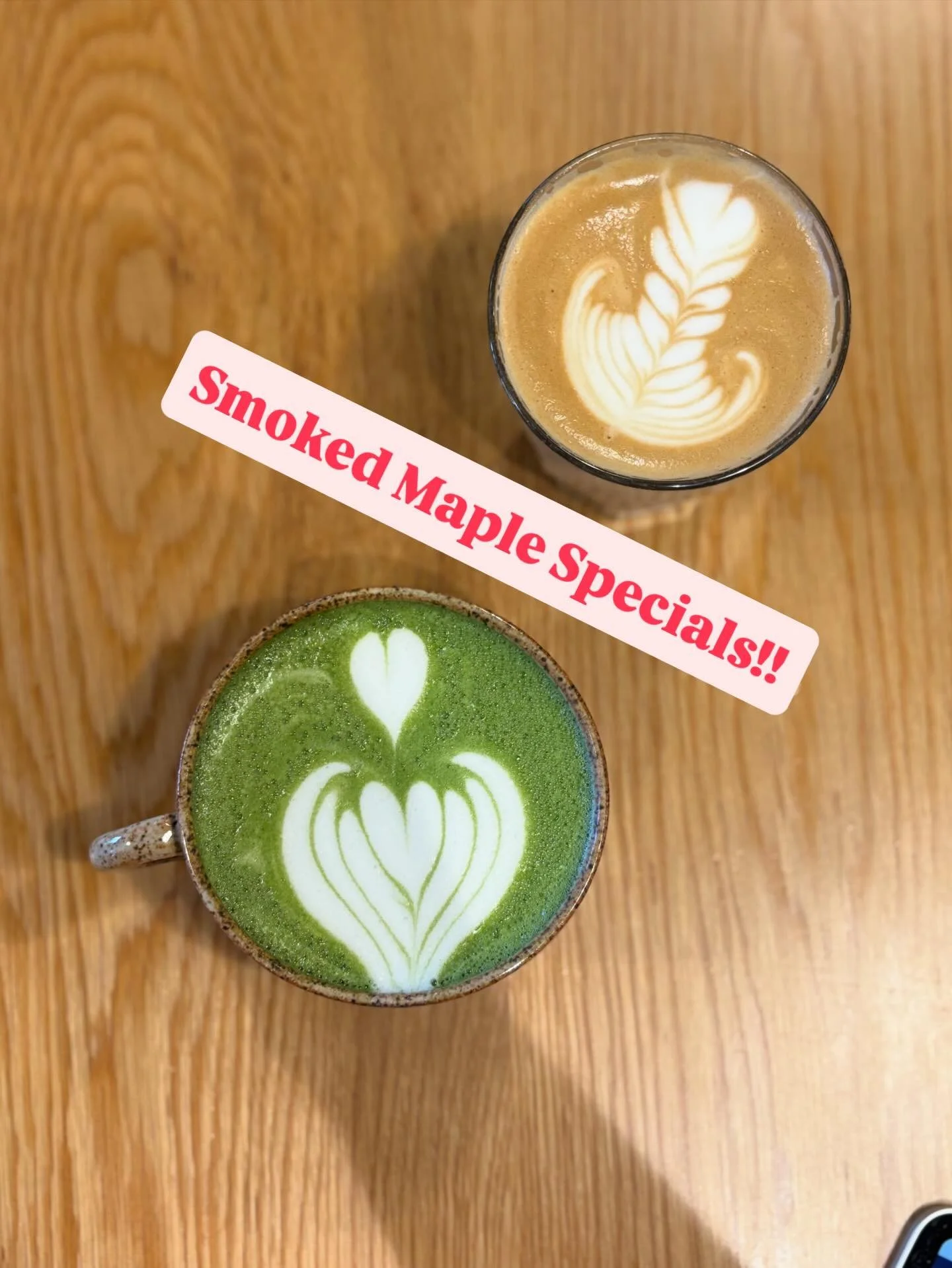 ✨Smoked Maple✨

Local maple syrup made smoky by the addition of @mem_tea Lapsang Souchong tea. Smoked with pine resin, this tea brings a buttery, gently smokey flavor that pairs beautifully with espresso and matcha!