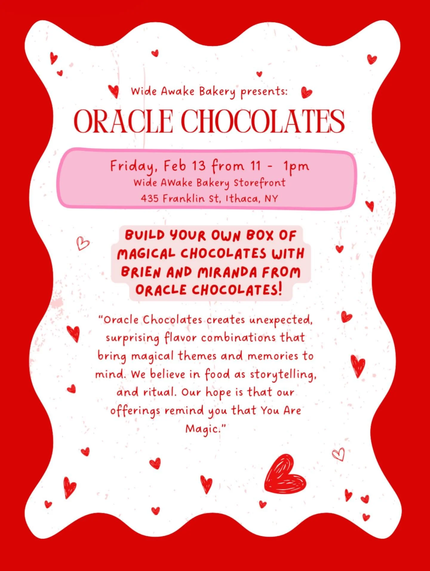 💕Love is in the air!💕 Stop by this Friday for an extra special @oraclechocolates treat&hellip; build your own chocolate box!  Guaranteed to make your Valentine&rsquo;s Day better regardless of relationship status 💅 And while you&rsquo;re here, mig