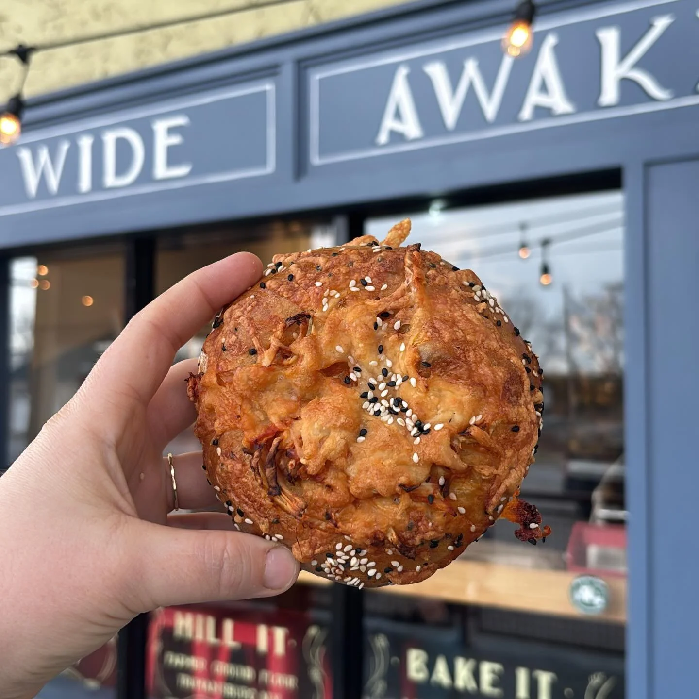 ✨New Item!✨
Savory Challah Buns and this week they&rsquo;re KIMCHEESE!