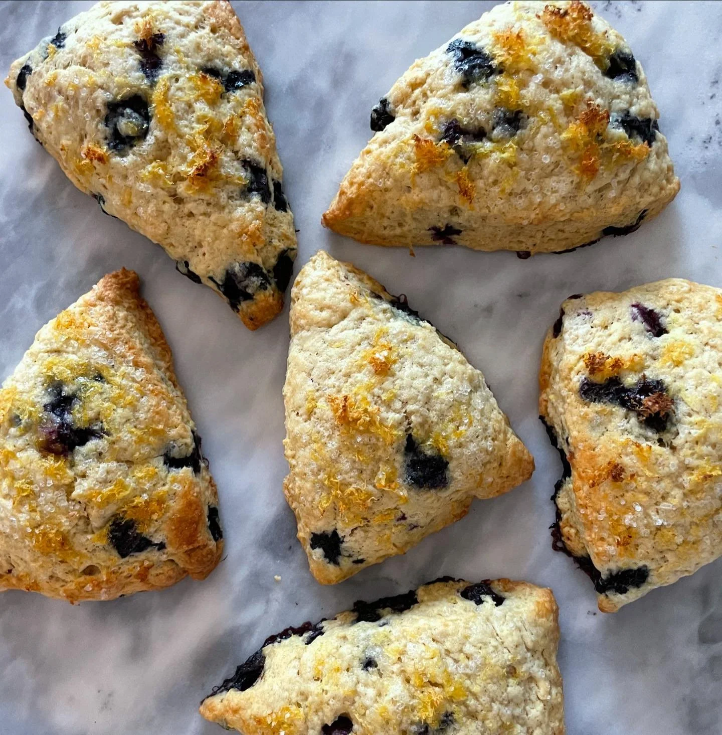 🫐🍋🤍 #bakedwithlev #scones