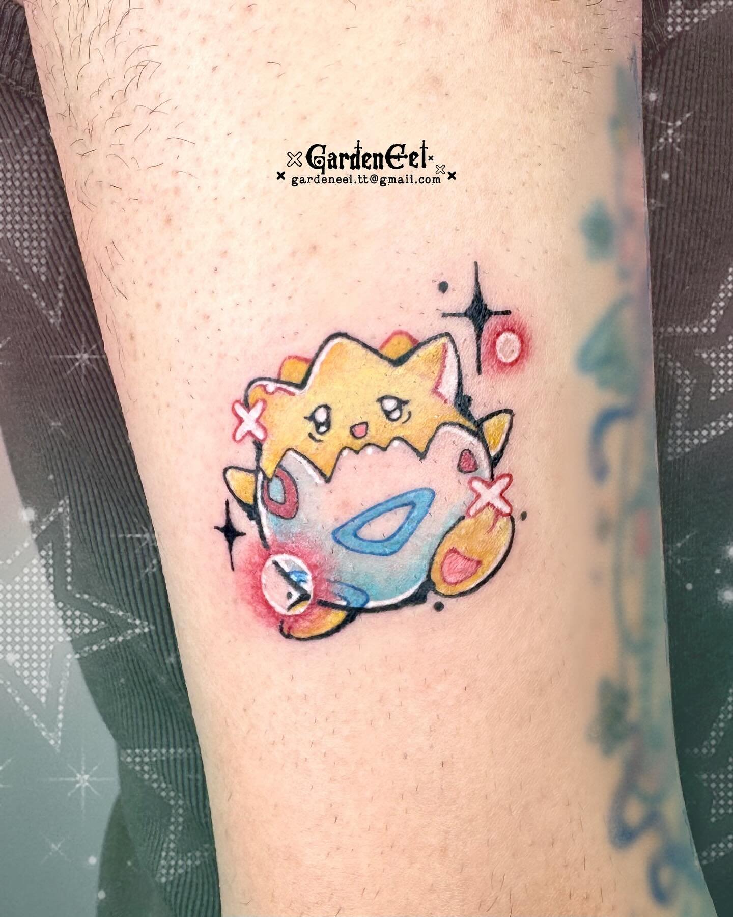 🥚 Togepi
Custom design ✨
Thank you for trusting 💕
A cute one!!!
.
&middot;̩͙꒰ঌ ✞.᛭..✟..᛭.✞ ໒꒱&middot; ﾟ
.
Based in Toronto - June/July [Open]
.
DM/Email to book✨
.
.
.
#togepi #pokemon #pokemontattoo #pok&eacute;mon #pokemoncollector #pokemonfanart