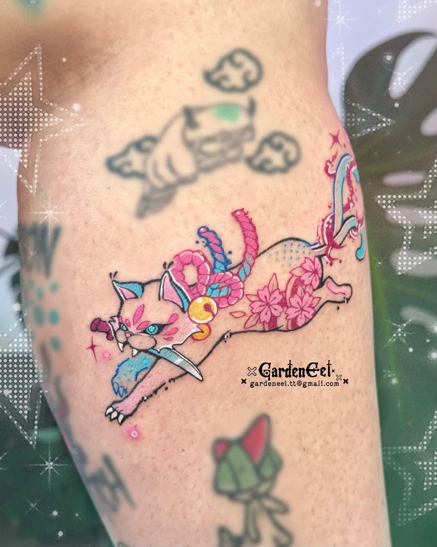 👹 Nekomata
Custom design ✨
Love it! 🥺
Thank you for trusting 💕 
.
&middot;̩͙꒰ঌ ✞.᛭..✟..᛭.✞ ໒꒱&middot; ﾟ
.
Based in Toronto - Sept./Oct./Nov. [Open]
LA - Nov.21-23, 25 [Open Soon]
Orlando/Miami - Jan. 2026 [TBD]
.
DM/Email to book✨
.
.
.
#nekomata 