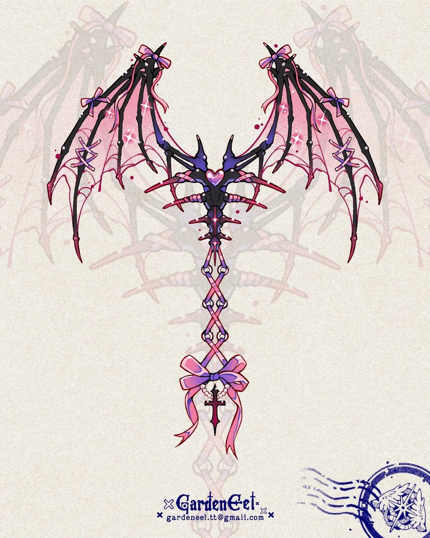 🦇 Jirai Kei
Flash design ✨
Draw something different for Halloween 🎃 ~
.
* Small customization is available 
.
&middot;̩͙꒰ঌ ✞.᛭..✟..᛭.✞ ໒꒱&middot; ﾟ
.
Based in Toronto - Nov.- Dce. [Open]
LA - Nov.21-23, 25 [Waitlist]
Orlando - Jan.9-11 2026 
.
DM/E