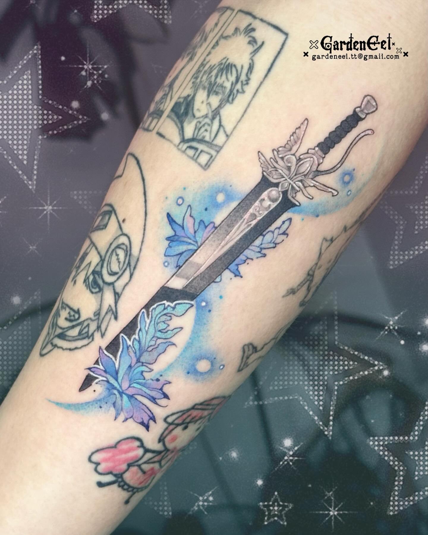 🩵🗡️ 💙
Custom design ✨
Thanks for trusting! 💕 
.
&middot;̩͙꒰ঌ ✞.᛭..✟..᛭.✞ ໒꒱&middot; ﾟ
.
Based in Toronto - Jan./Mar. [Open]
.
DM/Email to book✨ More available flashes in the highlight
.
.
.
#ff16 #finalfantasyxiv #finalfantasy #gametattoo #swordt
