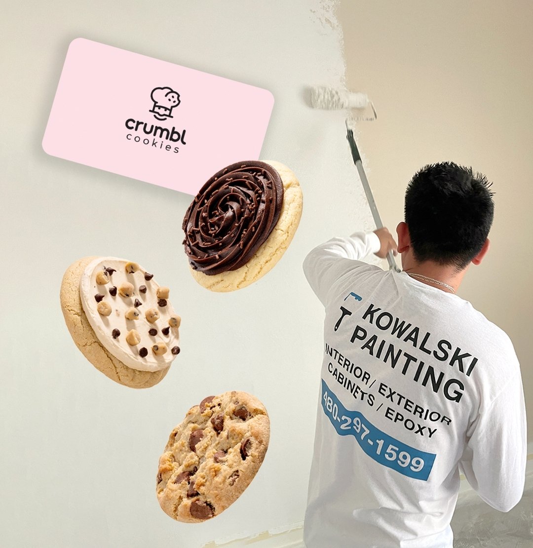 Introducing our new SWEET Referral Program!🍪 Refer a friend to Kowalski Painting and receive a $25 Crumbl Cookies gift card 😋 Just have your friend mention you when booking their quote to redeem! @crumblcookies