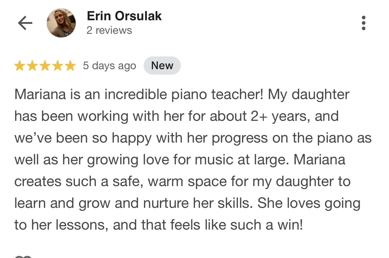 Customer review highlighted with star rating