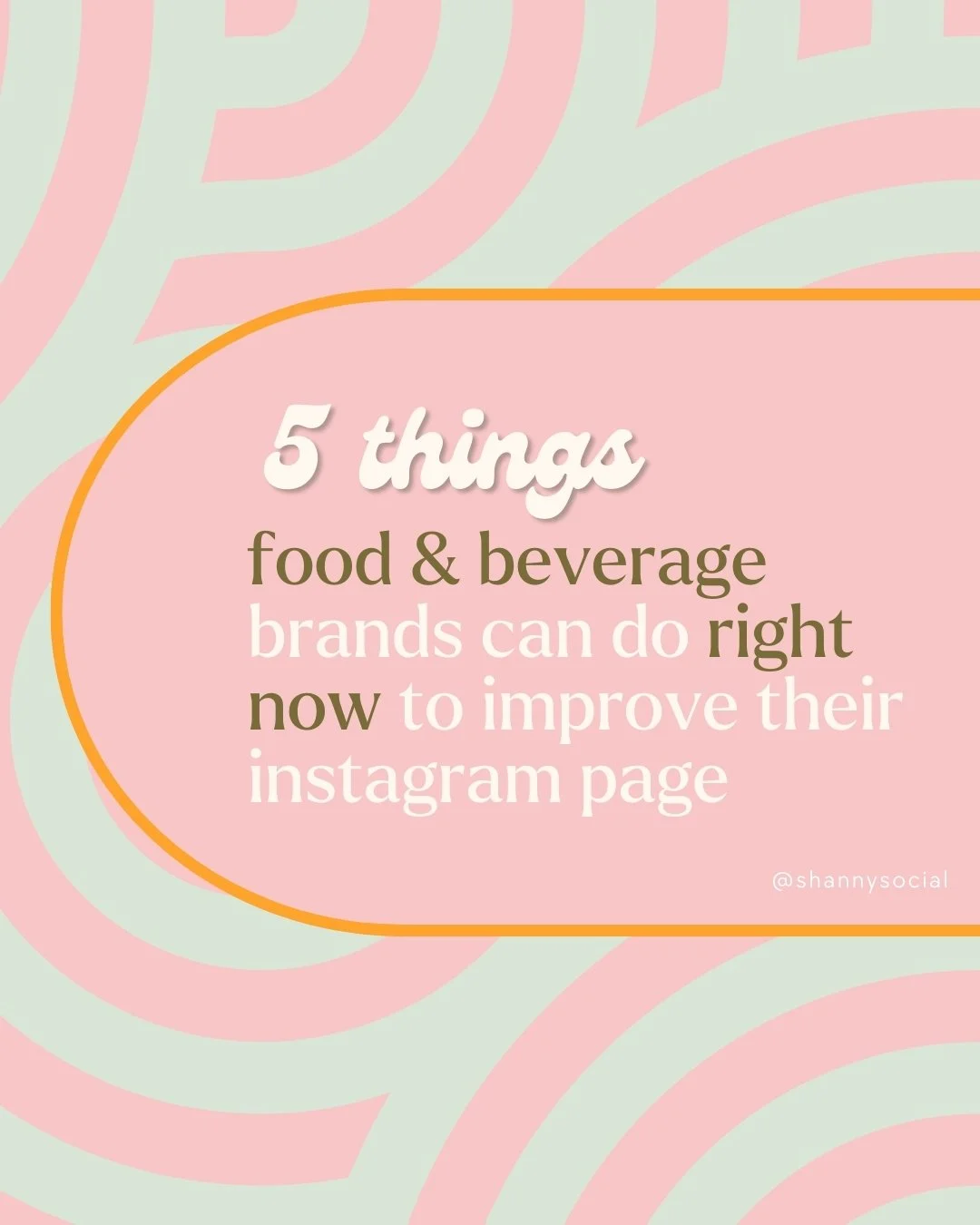 Alright foodie brands, it's time we talk about your IG glow up✨

I think your page is feeling like yesterday's leftovers? (Sorry, someone had to say it 🫣) So it's about time you spice things up! 🌶️

Swipe for 5 super easy ways to turn your feed fro