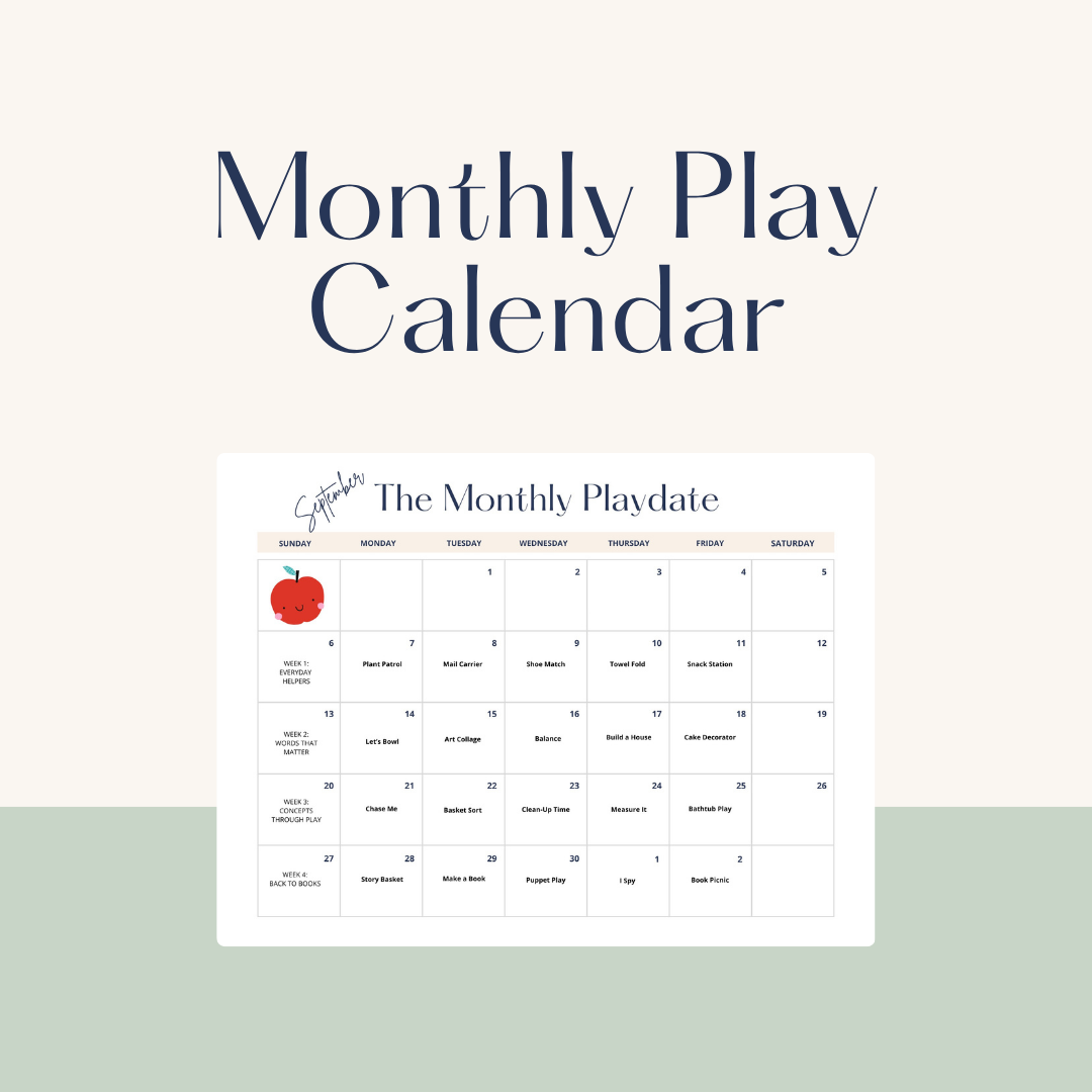 The Monthly Playdate - September
