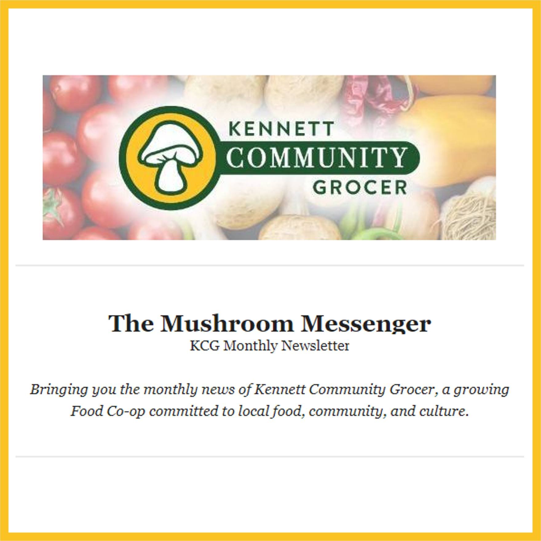 Have you seen the May newsletter yet? Find it in your inbox, through the link in our bio, or at 🔗 kcgrocer.com/newsletters/may-2024

Members 📢 PLEASE SHARE this post so that your friends and neighbors can learn about KCG 🙌

Highlights:
🧑&zwj;🤝&z